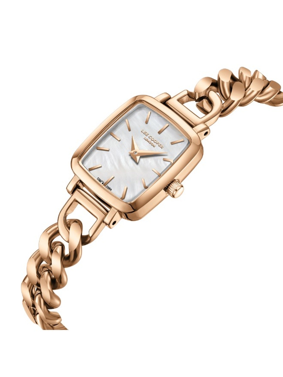 VJ20C1 Analog Watch with Metal Strap - LC08130.420, Rose Gold