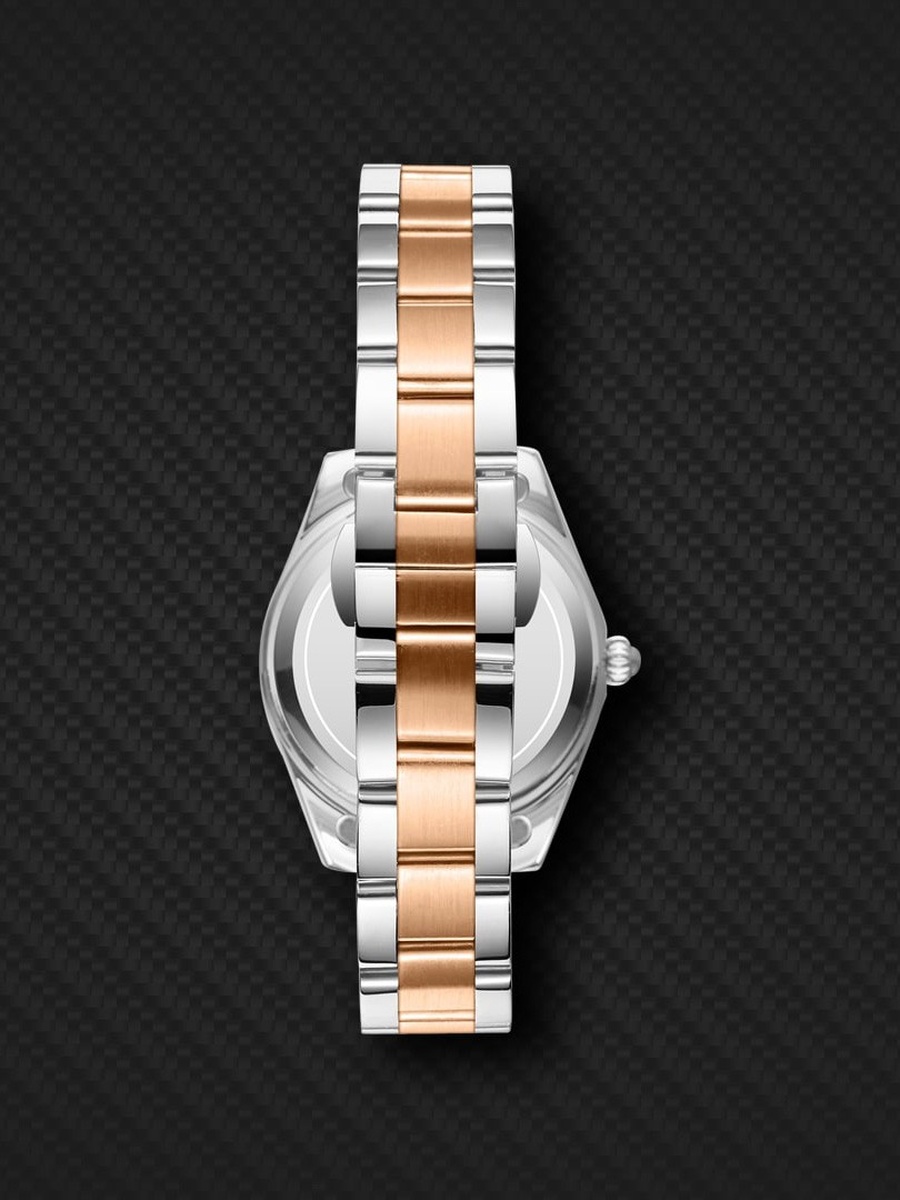 SL25 Analog Watch with Stainless Steel Strap - K23543-RBKM, Rose Gold