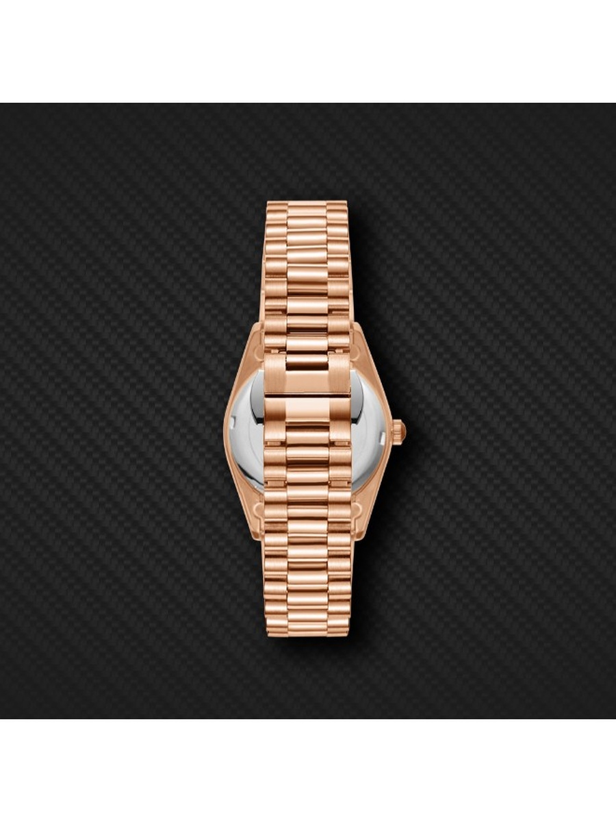SL28 Analog Watch with Stainless Steel Strap - K23545-RBKK, Rose Gold
