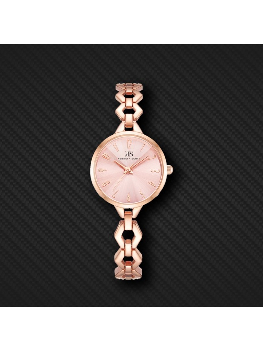 PC21 Analog Watch with Stainless Steel Strap - K23508-RBKP, Rose Gold