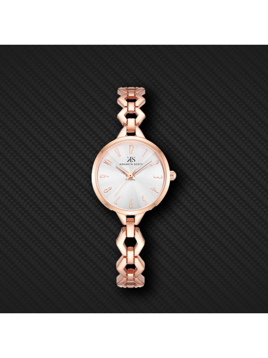 PC21 Analog Watch with Stainless Steel Strap - K23508-RBKS, Rose Gold