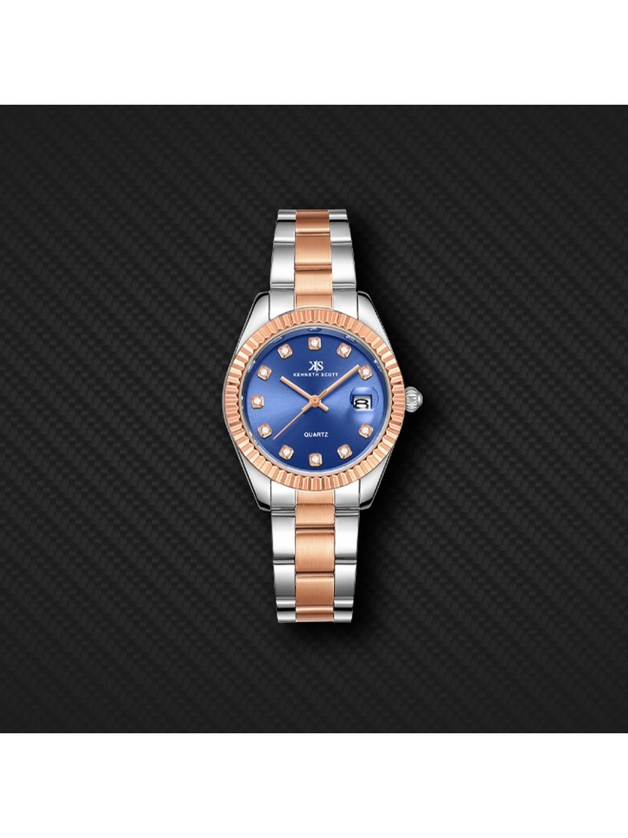 SL28 Analog Watch with Stainless Steel Strap - K23546-KBKN, Rose Gold