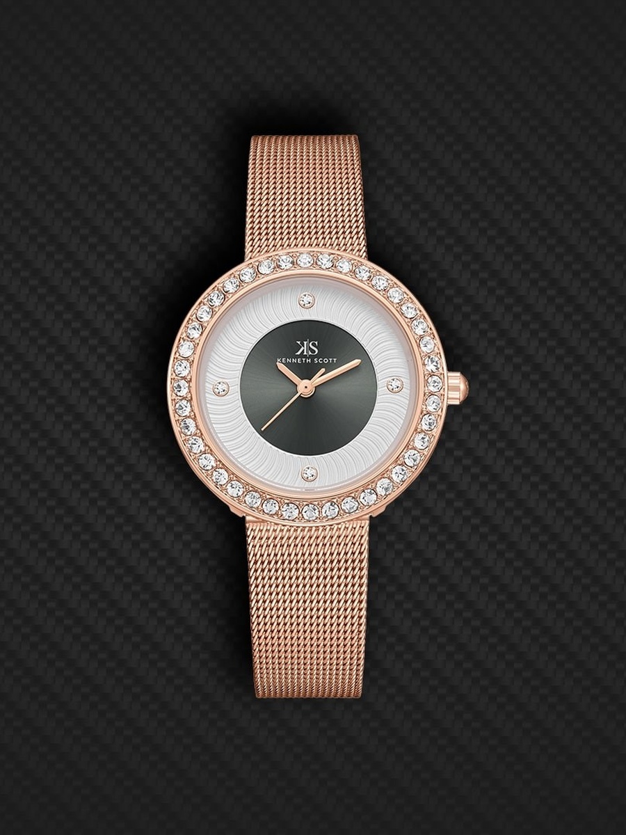 PC21 Analog Watch with Stainless Steel Strap - K23535-RMKX, Rose Gold