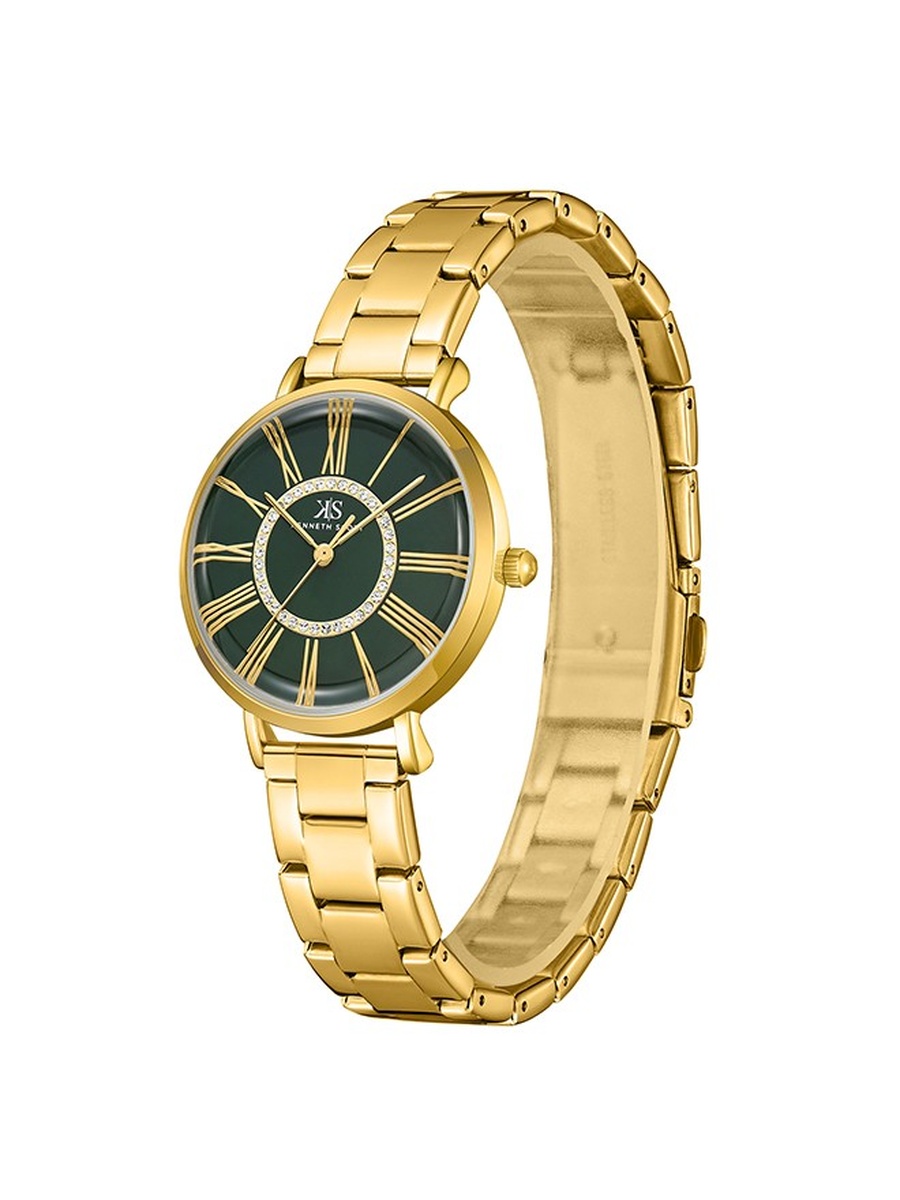 PC21 Analog Watch with Stainless Steel Strap - K23536-GBGG, Gold