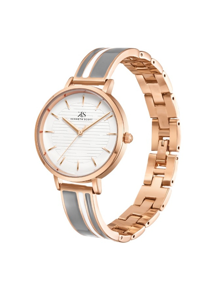 PC21 Analog Watch with Alloy Strap - K23501-RBXX, Grey