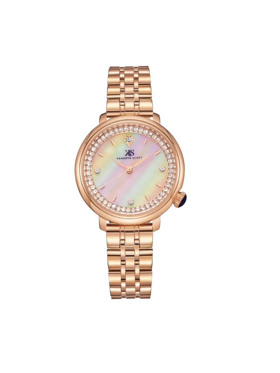 PE21 Analog Watch with Stainless Steel Strap - K23518-RBKM, Rose Gold