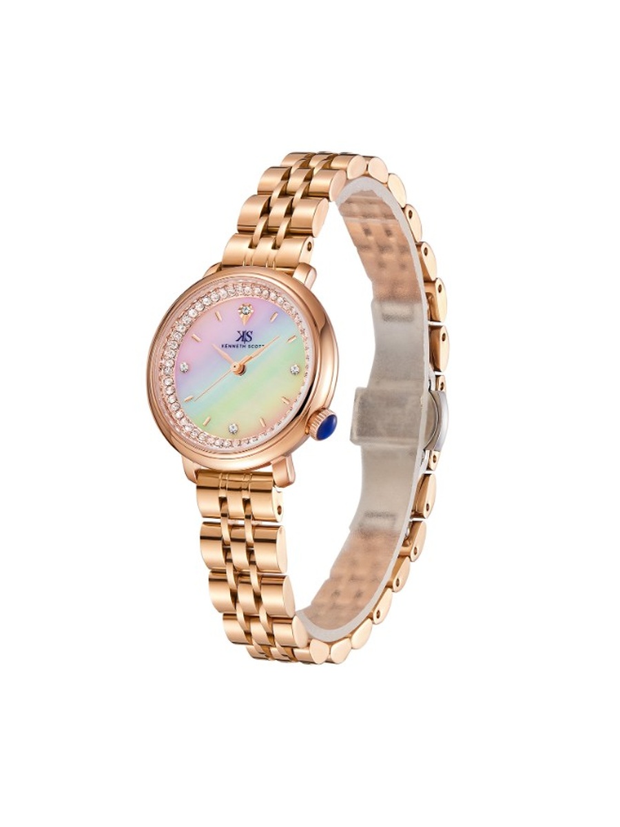 PE21 Analog Watch with Stainless Steel Strap - K23518-RBKM, Rose Gold