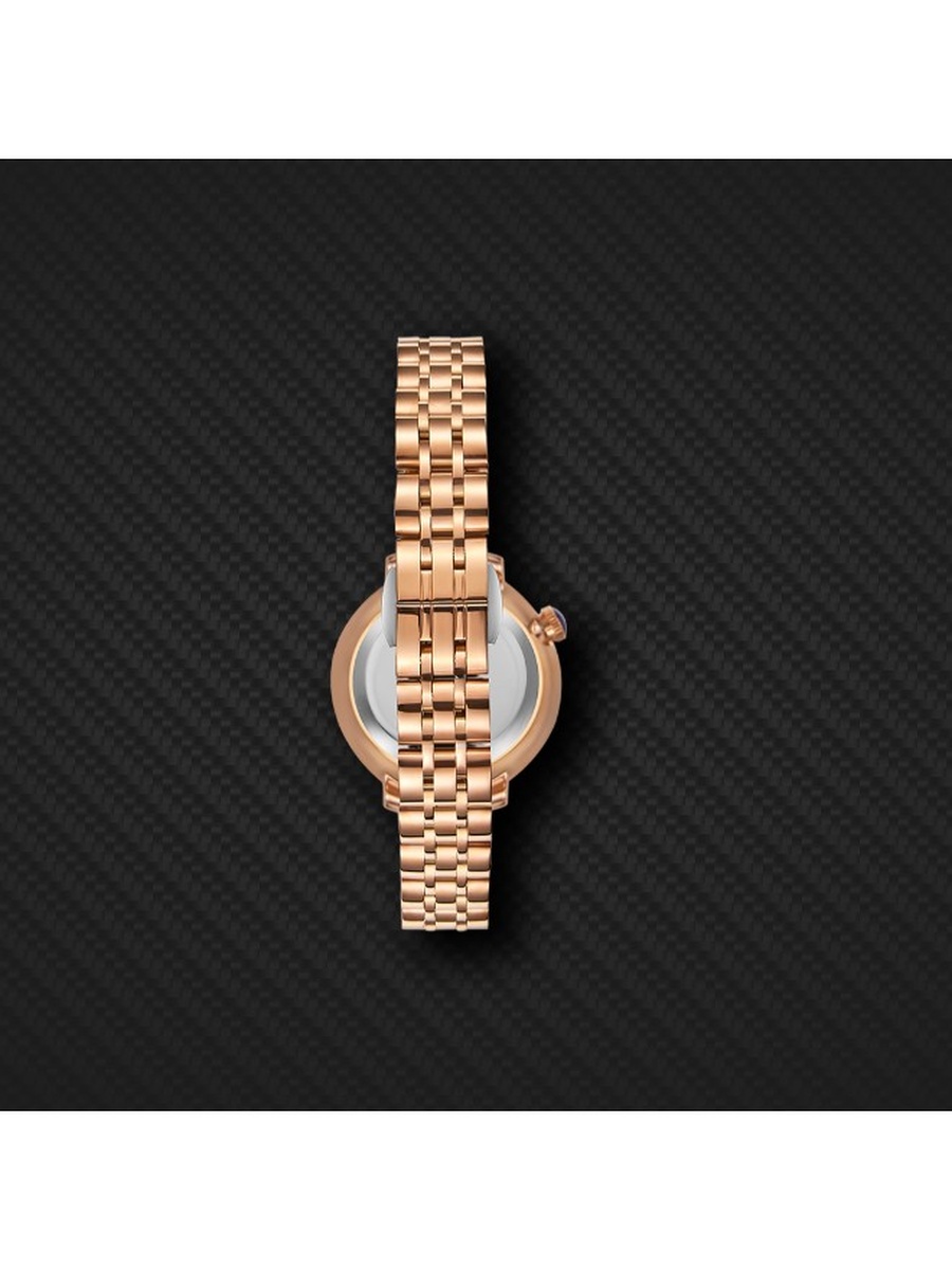 PE21 Analog Watch with Stainless Steel Strap - K23518-RBKM, Rose Gold