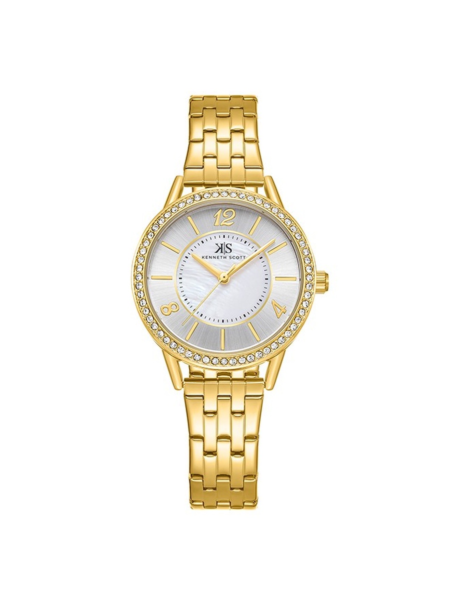 PC21 Analog Watch with Stainless Steel Strap - K23537-GBGM, Gold