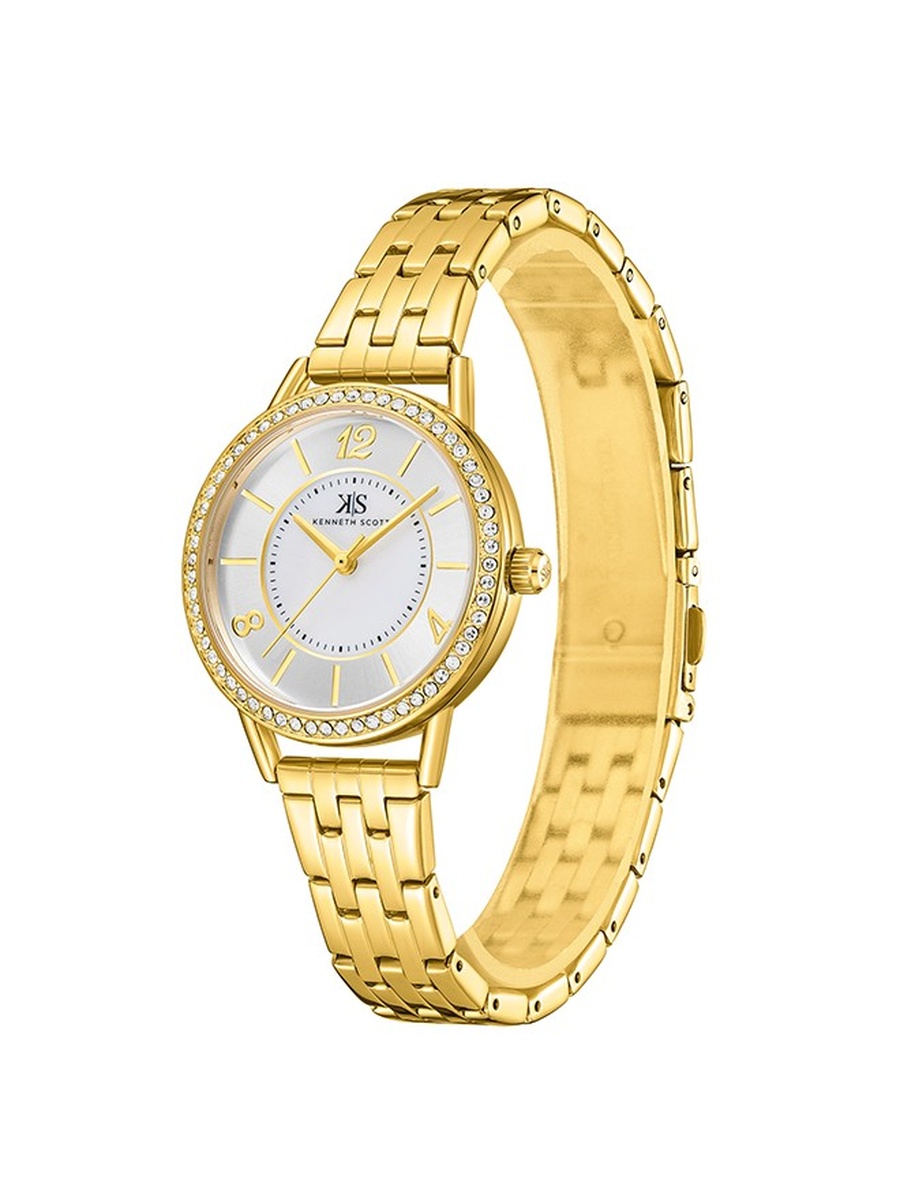 PC21 Analog Watch with Stainless Steel Strap - K23537-GBGM, Gold