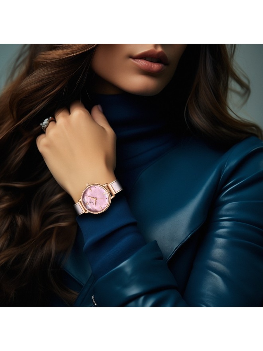 PC21 Analog Watch with Alloy Strap - K23503-RBPP, Pink