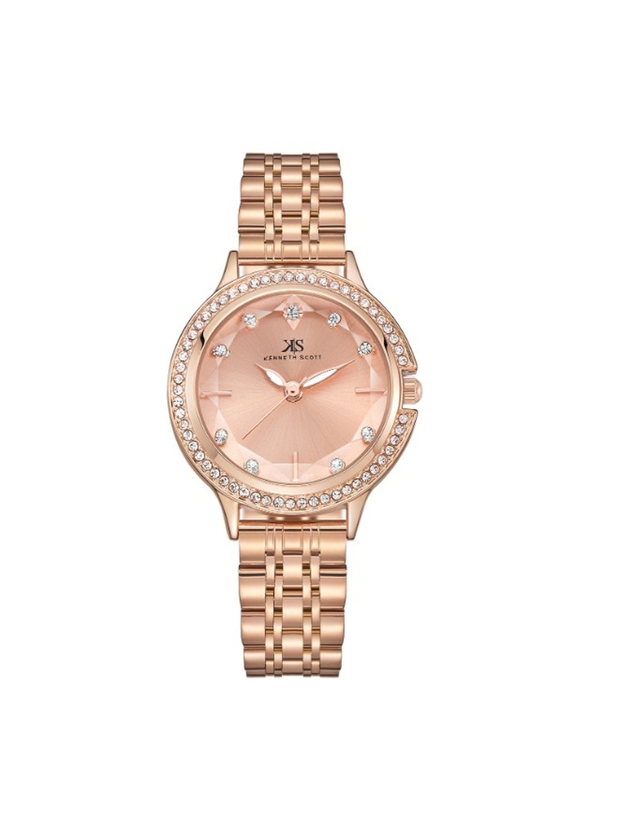 PE21 Analog Watch with Stainless Steel Strap - K23521-RBKK, Rose Gold