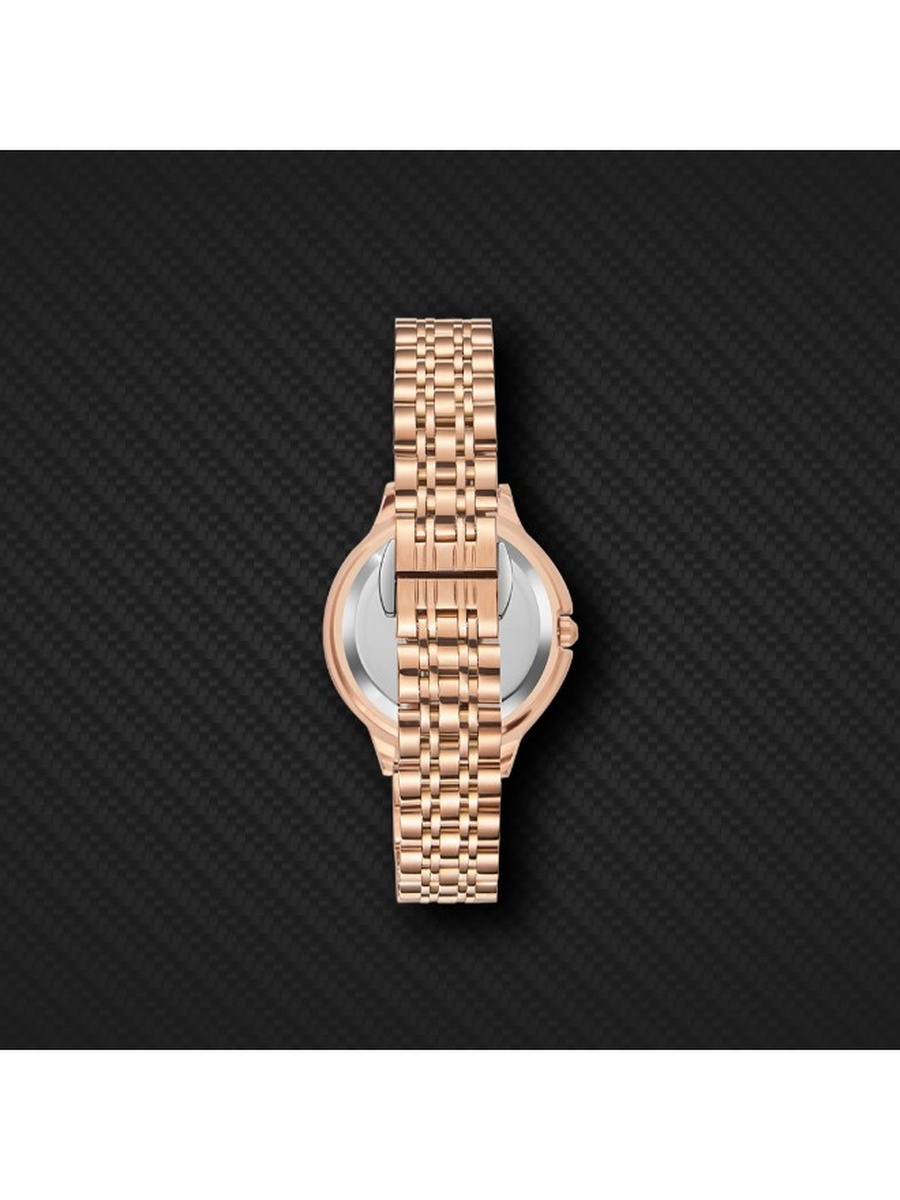 PE21 Analog Watch with Stainless Steel Strap - K23521-RBKH, Rose Gold