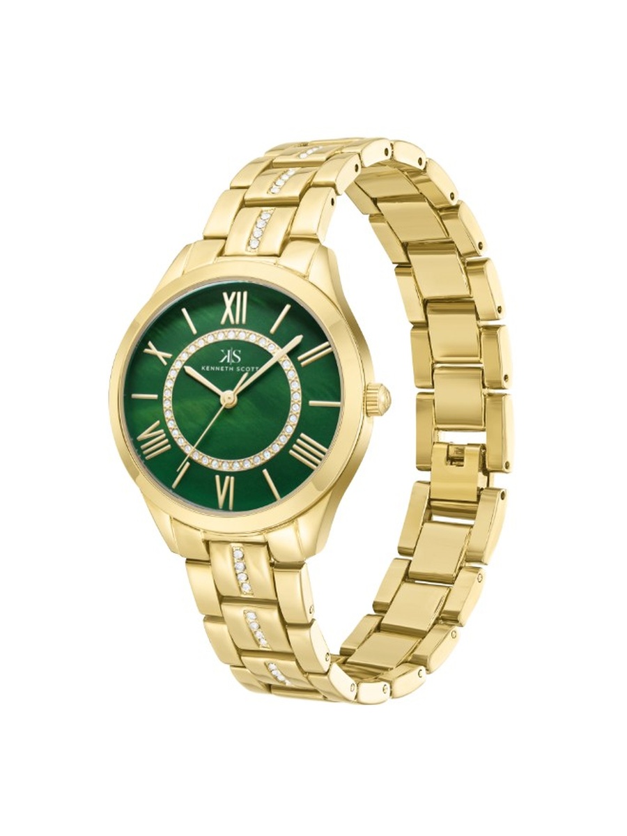PC21 Analog Watch with Alloy Strap - K23510-GBGH, Gold