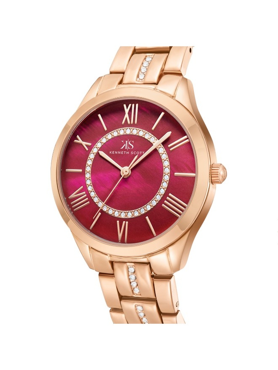 PC21 Analog Watch with Alloy Strap - K23510-RBKR, Rose Gold