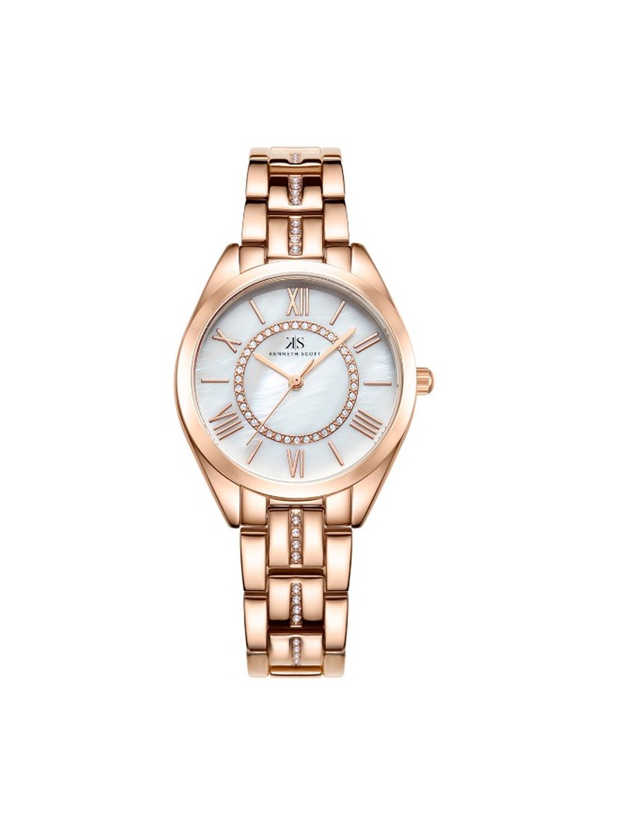 PC21 Analog Watch with Alloy Strap - K23510-RBKW, Rose Gold
