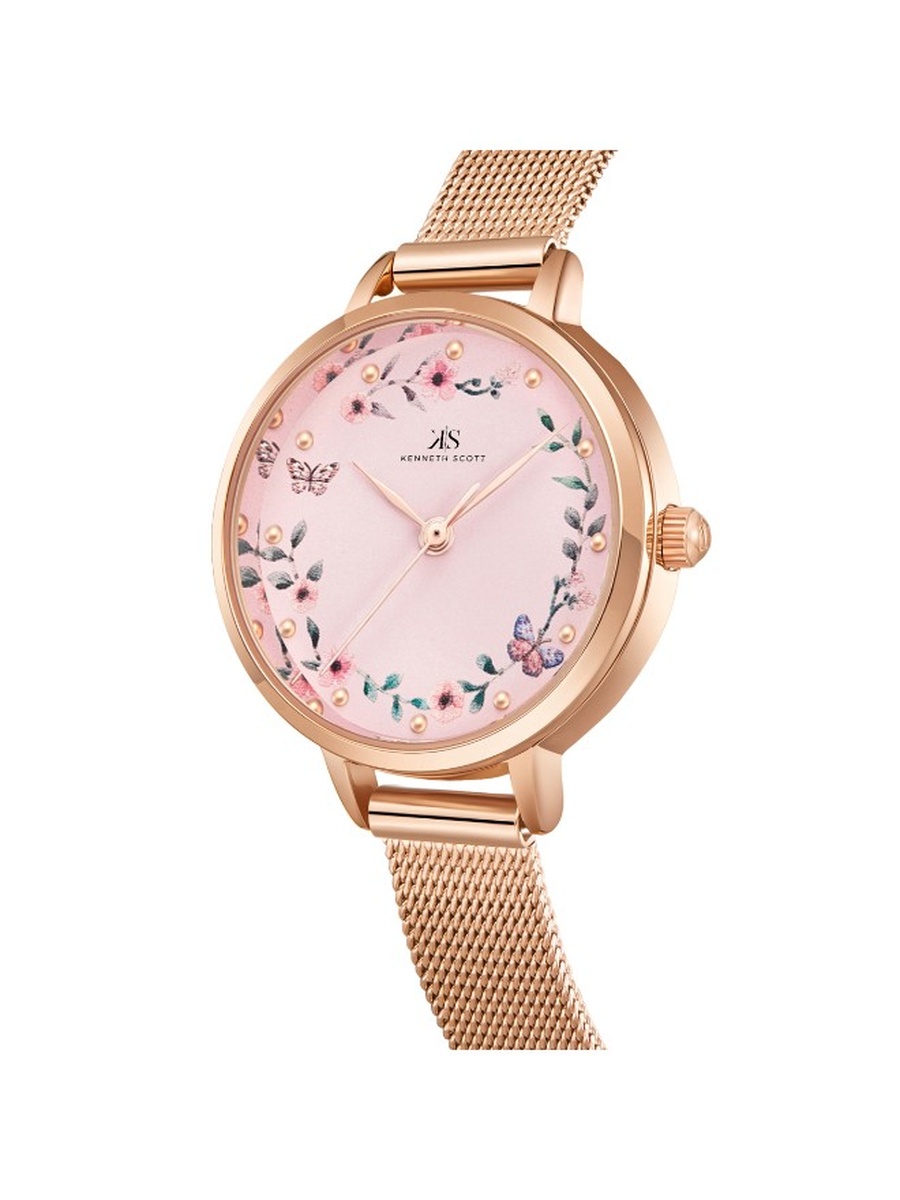 PC21 Analog Watch with Stainless Steel Strap - K23512-RMKP, Rose Gold
