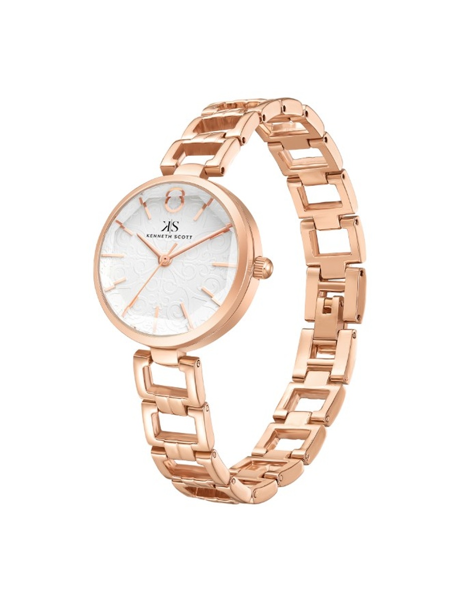 PC21 Analog Watch with Alloy Strap - K23514-RBKW, Rose Gold