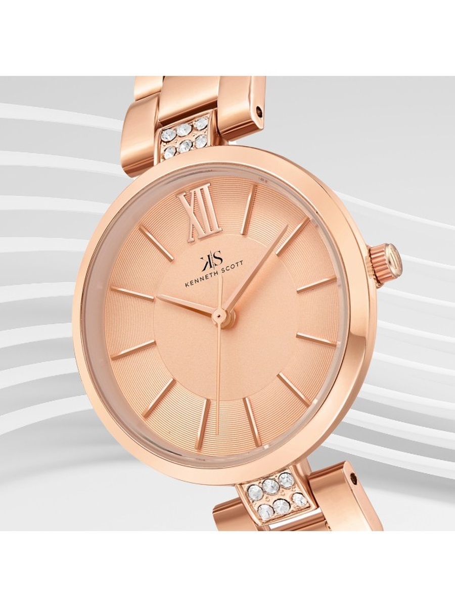 PC21 Analog Watch with Stainless Steel Strap - K23533-RBKK, Rose Gold