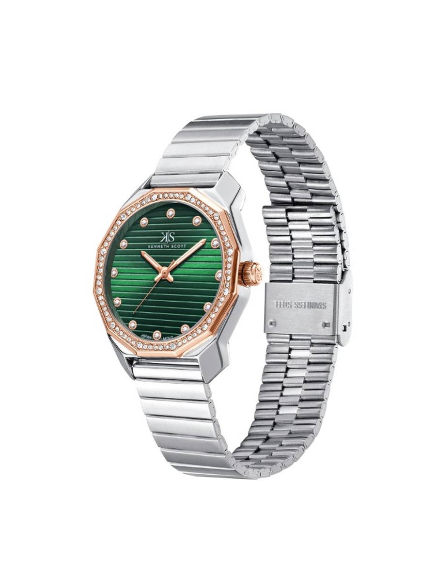 PC21 Analog Watch with Stainless Steel Strap - K24505-KBKH, Silver