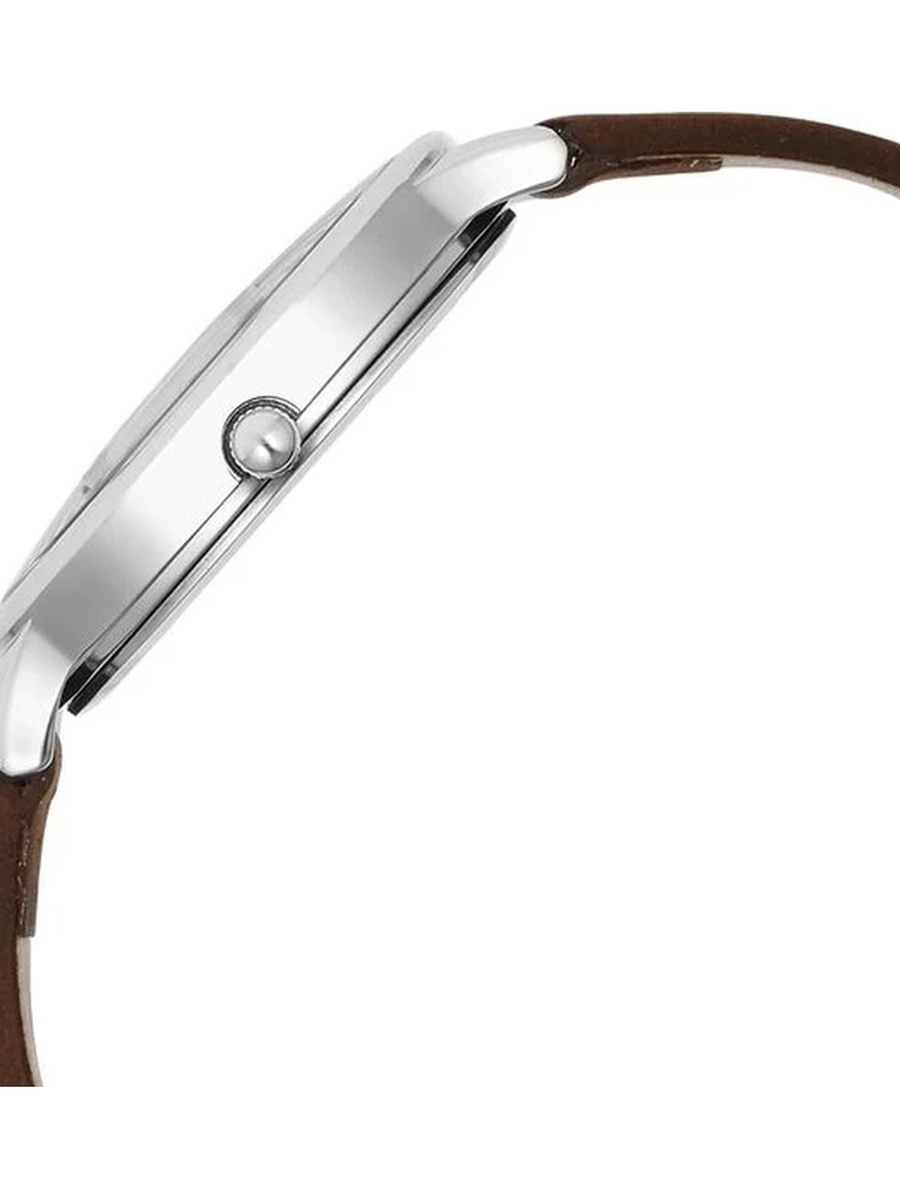 Quartz Analog Watch with Leather Strap - 2732SL02, Brown