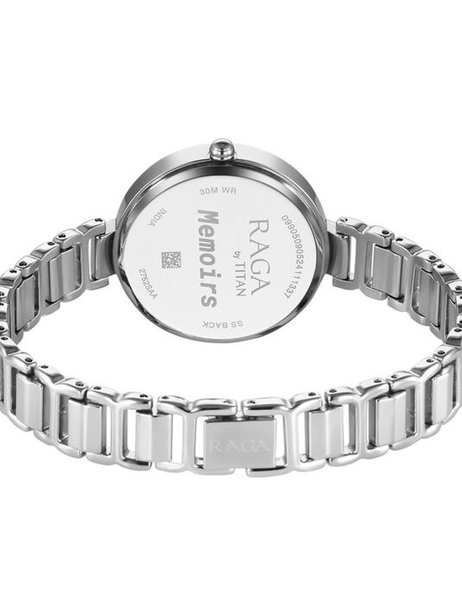 Quartz Analog Watch with Metal Strap - 2752SM01, Silver