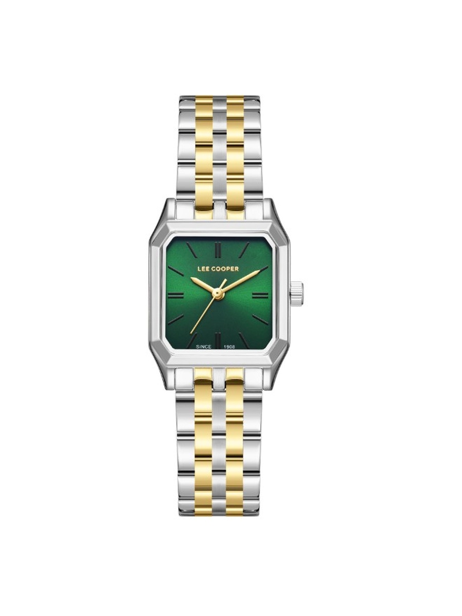 VJ21C1 Analog Watch with Metal Strap - LC08120.270, Silver/Gold