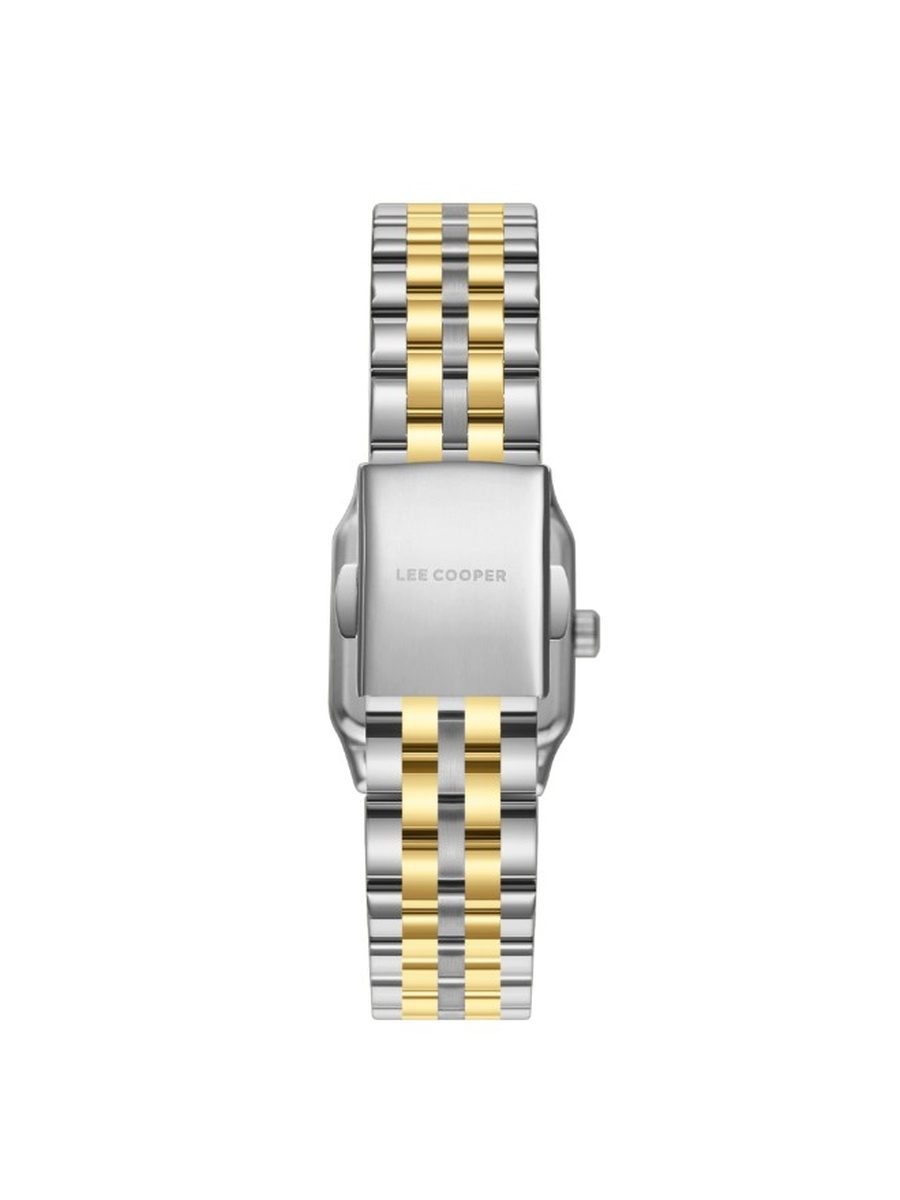VJ21C1 Analog Watch with Metal Strap - LC08120.270, Silver/Gold