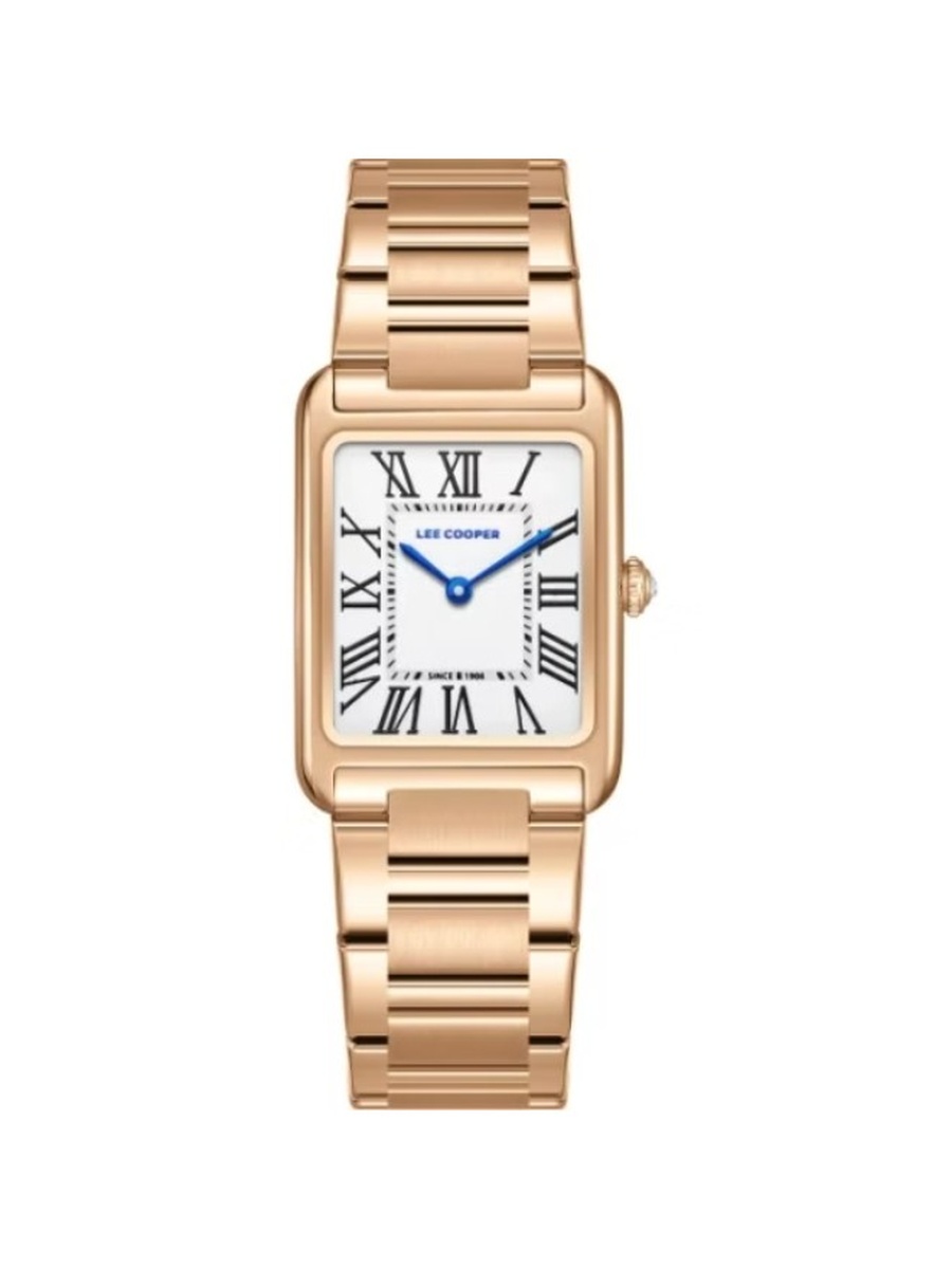 VJ20C1 Analog Watch with Metal Strap - LC08083.430, Rose Gold