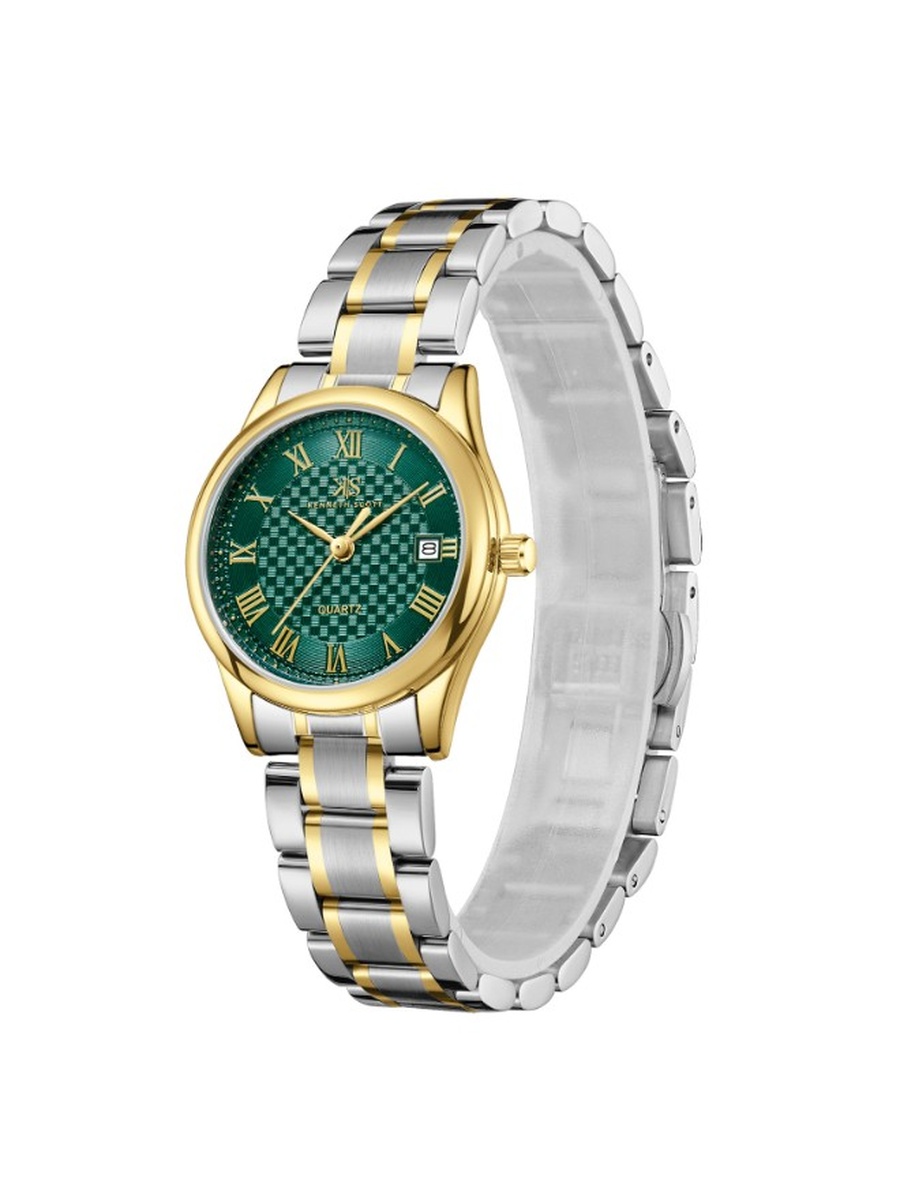 Analog Watch with Stainless Steel Strap - K25504-TBTHG, TT Gold