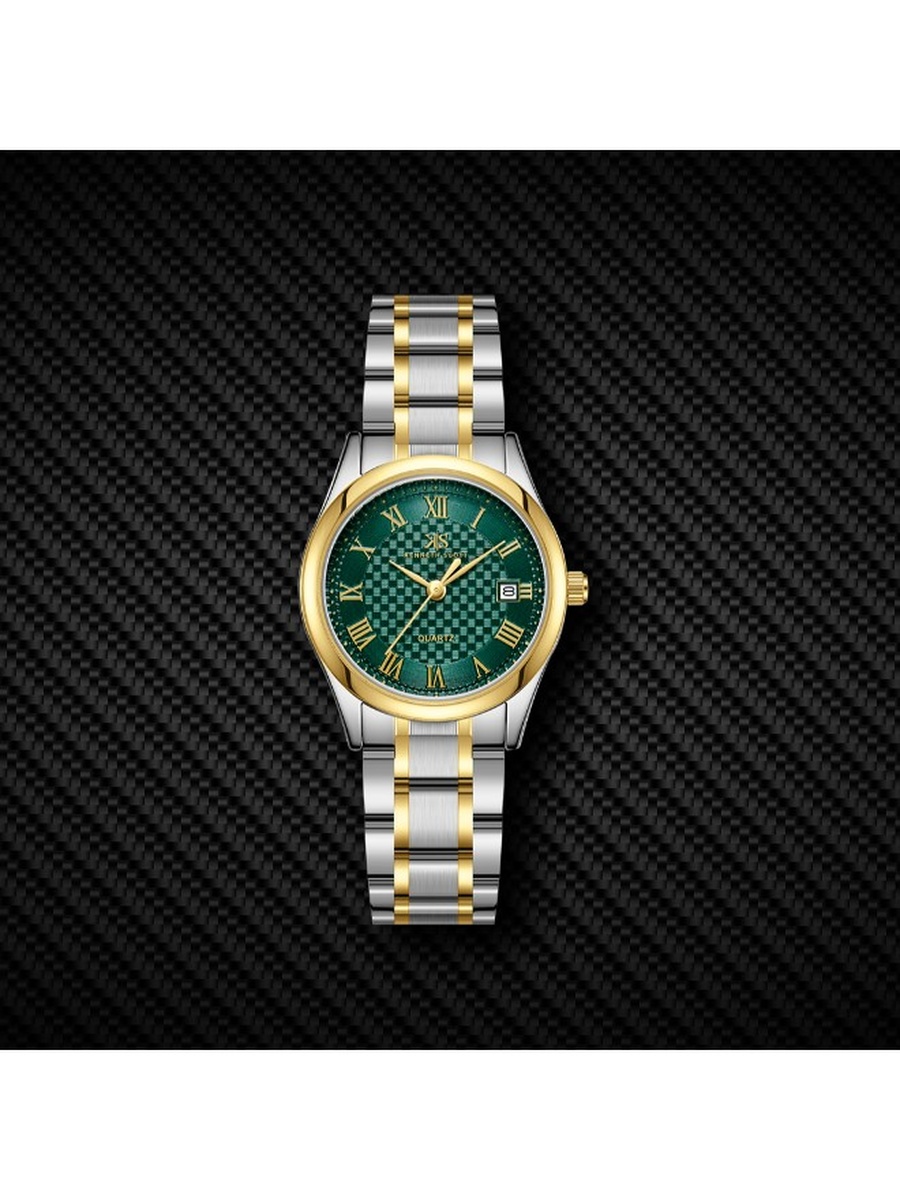 Analog Watch with Stainless Steel Strap - K25504-TBTHG, TT Gold