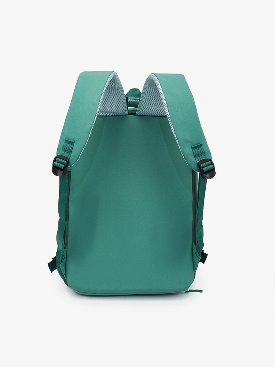 Green Zip Closure Backpack