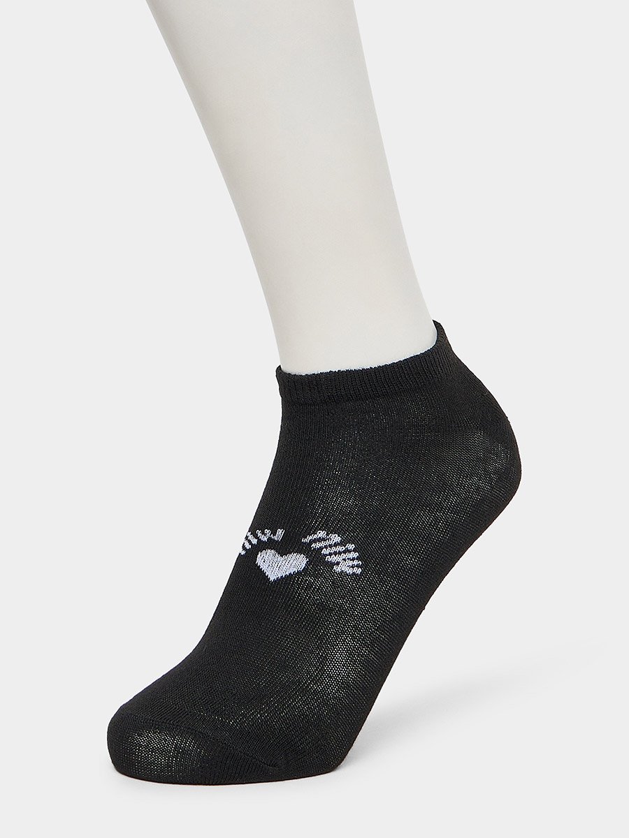 Pack of 5 - Printed Ankle Socks