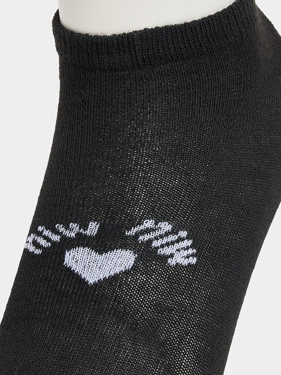 Pack of 5 - Printed Ankle Socks