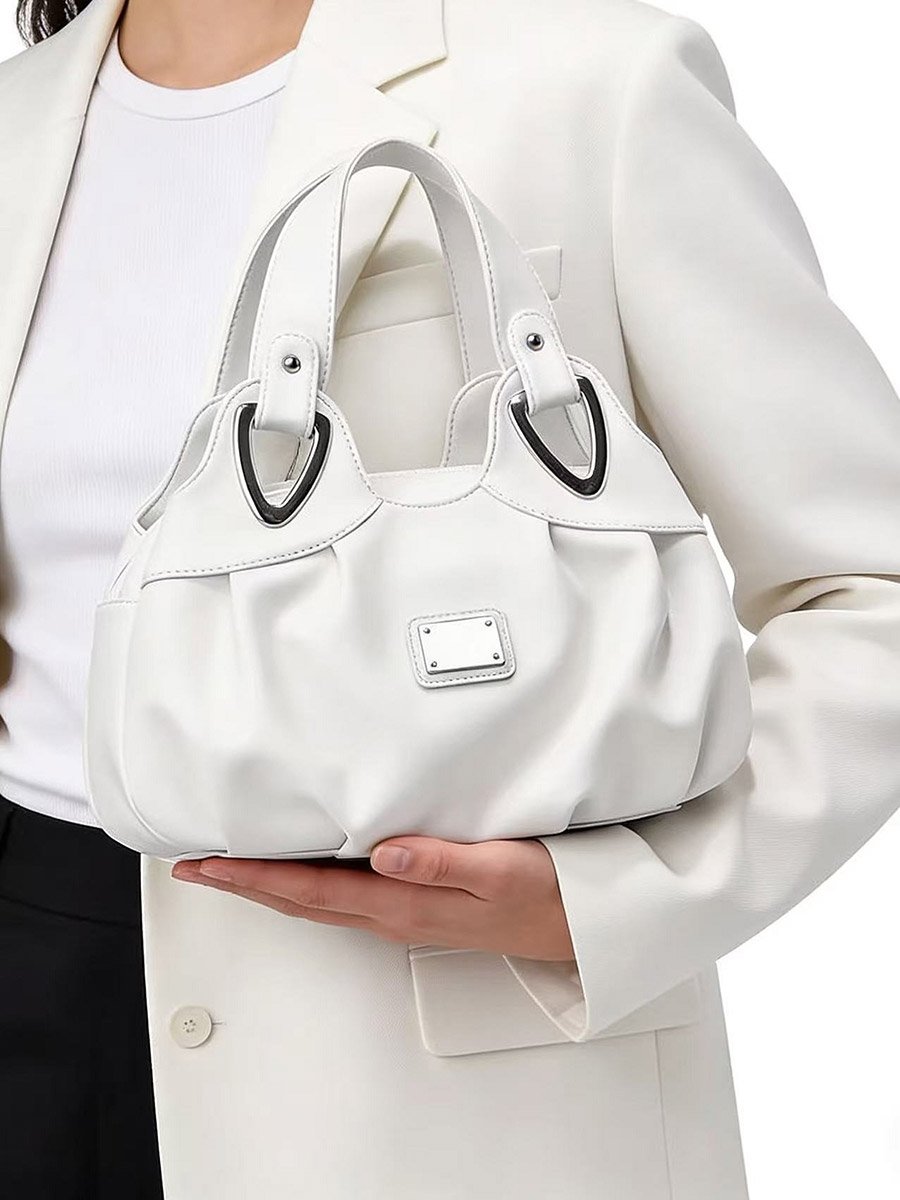 شنطة يد بمقبض مزدوج وسحاب