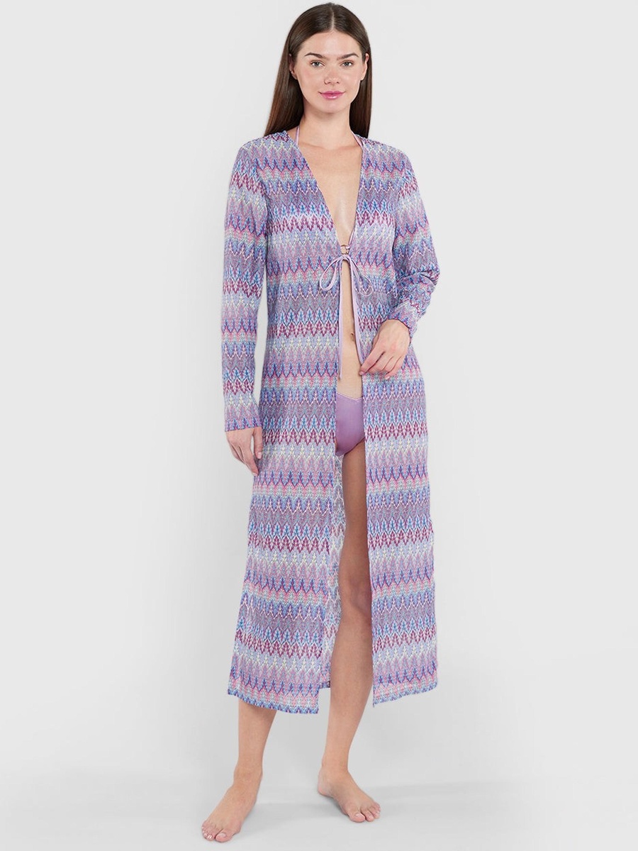 Multi Crochet Maxi Coverup