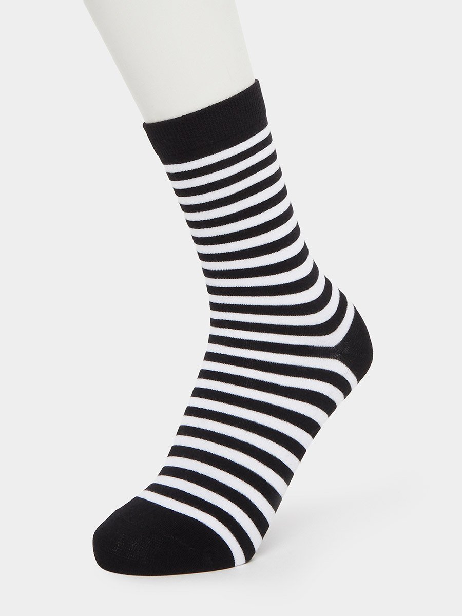Pack of 2 - Striped Crew Socks