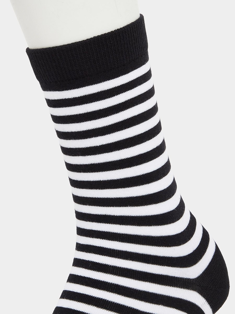 Pack of 2 - Striped Crew Socks