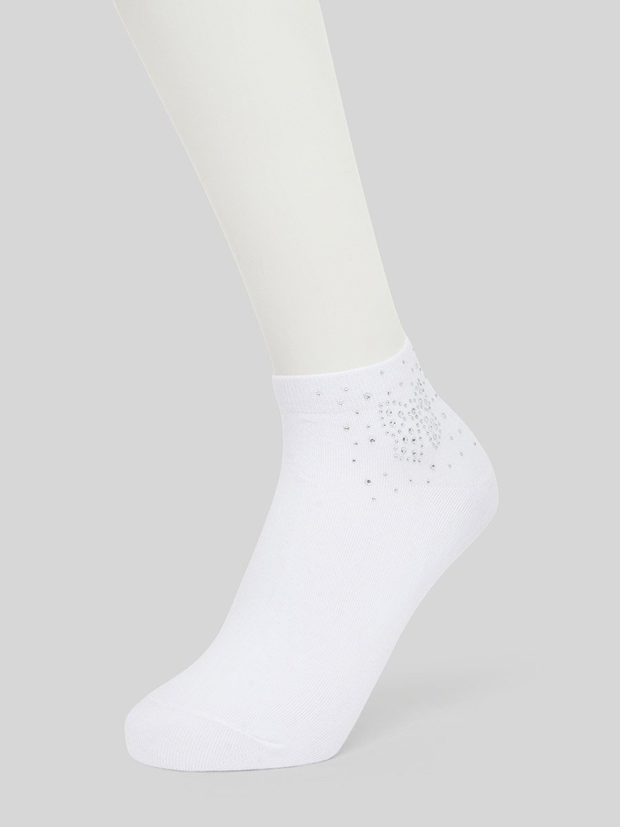 Pack of 2 - Embellished Ankle Socks