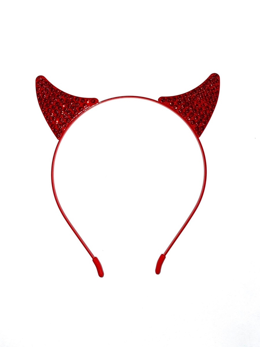 Headband with Devil Horns