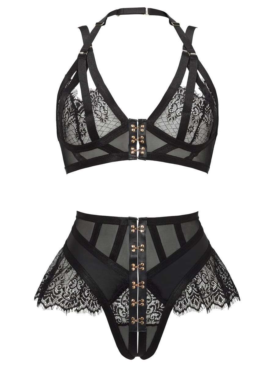 Exuberant Crotchless Set