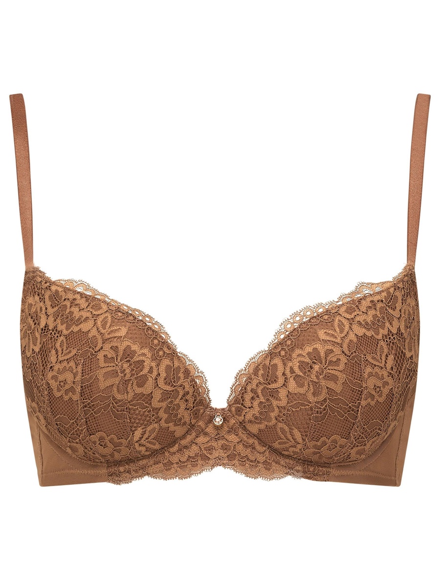 Sexy Lace Padded Plunge Bra