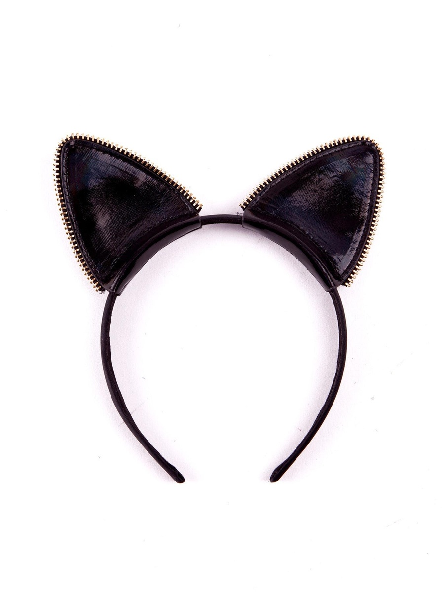Oil Slick PU Cat Ears
