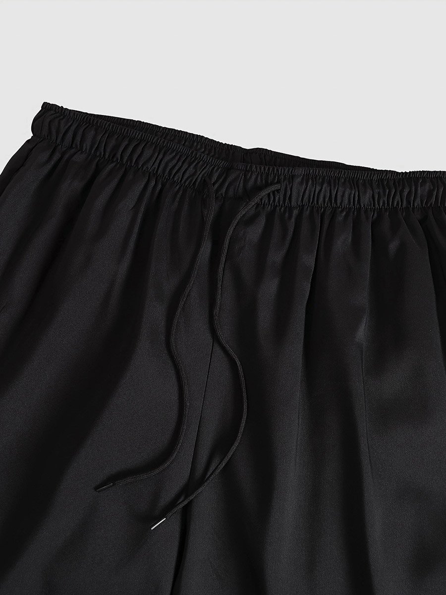 Men Round Neck T-Shirt and Shorts Co-Ords