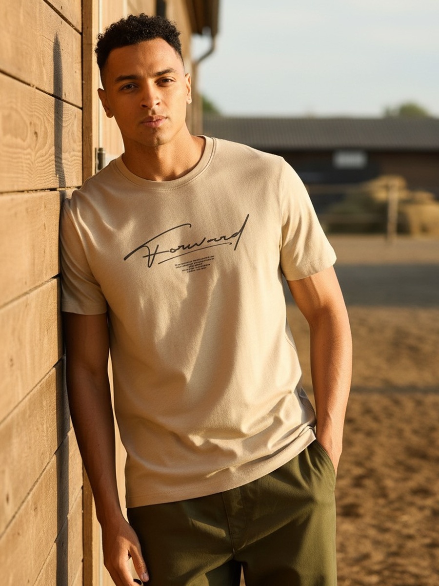 Slogan Print T-Shirt