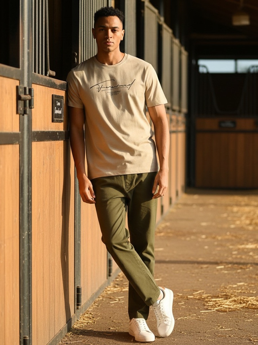 Slogan Print T-Shirt
