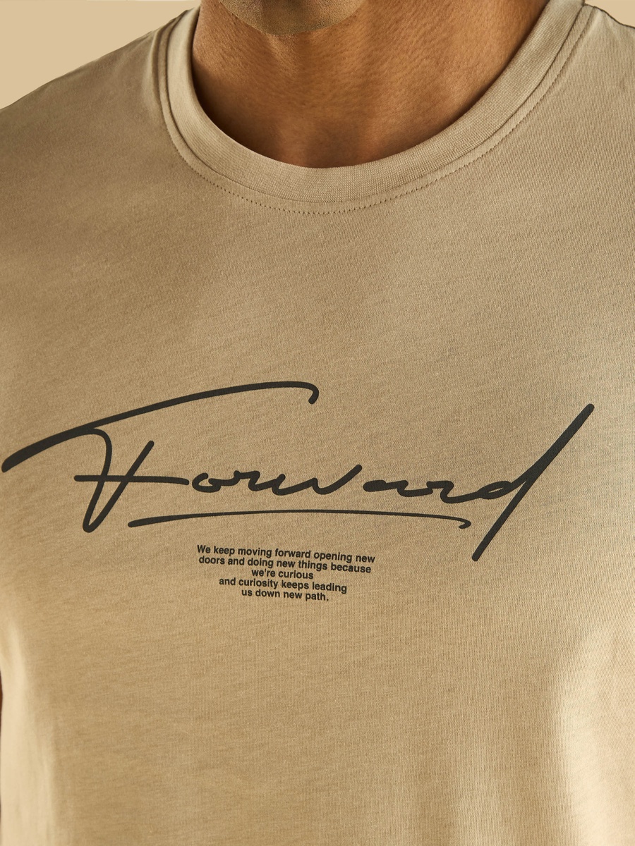 Slogan Print T-Shirt