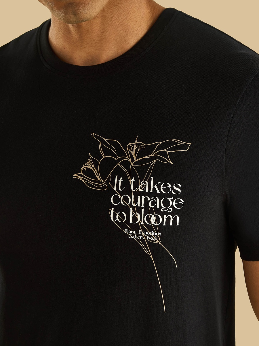 Slogan Print T-Shirt