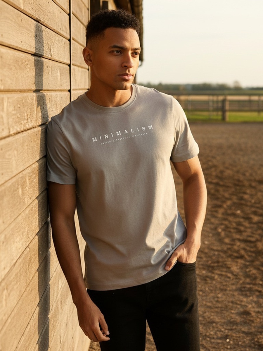 Slogan Print T-Shirt