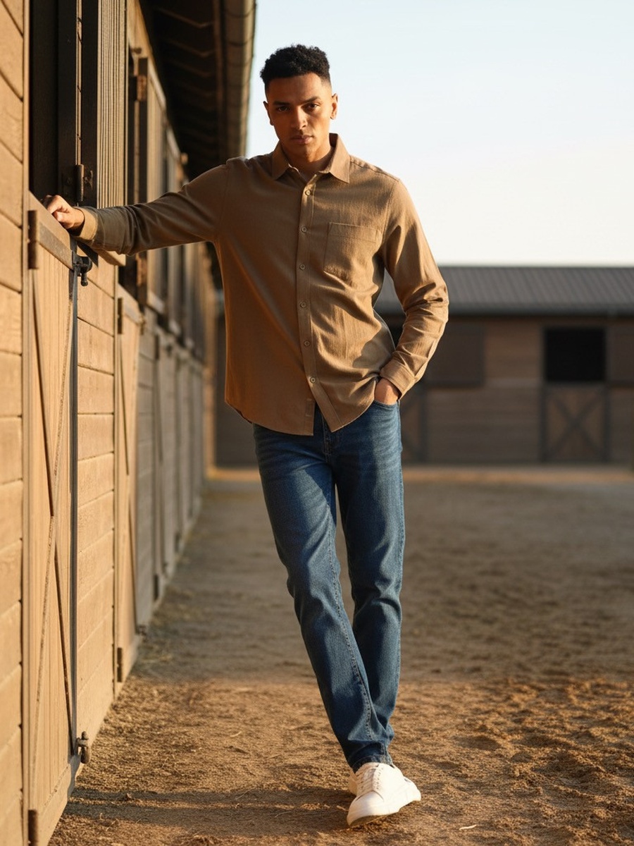 Crinkle Textured Shirt